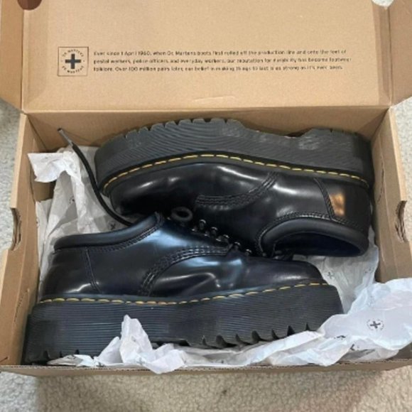 dr. marten platform 8053 leather oxfords - Picture 2 of 7